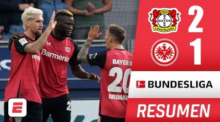 Bayer Leverkusen le ganó 2-1 al Eintracht Frankfurt gracias a Boniface en un partidazo | Bundesliga