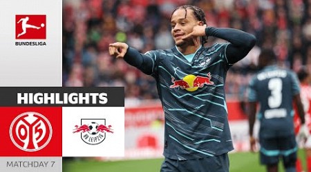 Xavi Strikes Early On | 1. FSV Mainz 05 - RB Leipzig 0-2 | Highlights | MD 7 – Bundesliga 2024/25