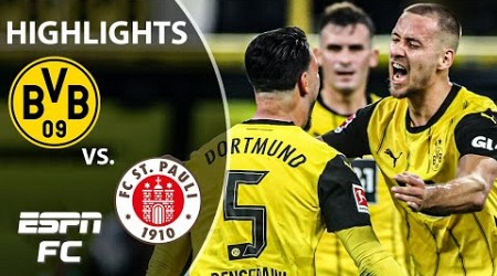 Borussia Dortmund vs. St. Pauli | Bundesliga Highlights | ESPN FC