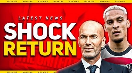 Antony To AJAX? Rashford NONSENSE Again! Zidane RETURN Hint! Man Utd News