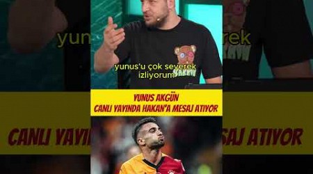 CANLI YAYINDA MESAJ ...#yunusakgün #galatasaray #shorts #osimhen