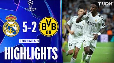 HIGHLIGHTS - Real Madrid 5-2 Borussia Dortmund | UEFA Champions League 24/25 | TUDN