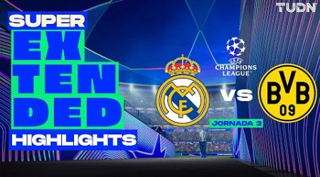 SUPER EXTENDED HIGHLIGHTS | Real Madrid vs Borussia Dortmund | UEFA Champions League 2024/25 - J3