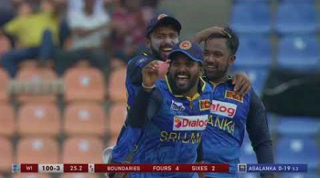 Sri Lanka vs West Indies 1st ODI Highlights | Asalanka 77, Madushka 69 | SL Take 1-0 Lead