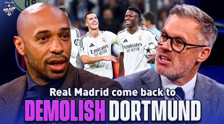 Thierry Henry &amp; Jamie Carragher react to Real Madrid&#39;s Dortmund demolition | UCL Today | CBS Sports