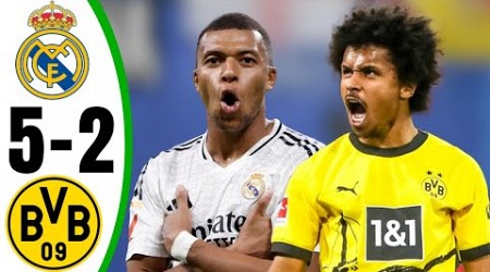 Real Madrid vs Borussia Dortmund 5-2 - All Goals &amp; Highlights - 2024