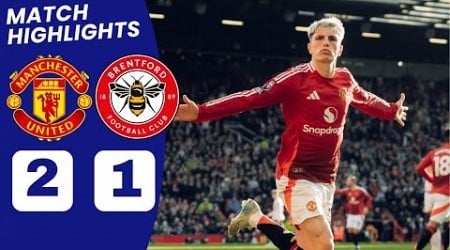 Man United vs Brentford (2-1) HIGHLIGHTS | Garnacho Goal &amp; Hojlund Goal vs Brentford.