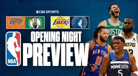 Celtics begin REPEAT quest vs. Knicks, Lakers vs. Timberwolves | NBA Opening Night