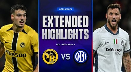 Young Boys vs. Inter: Extended Highlights | UCL League Phase MD 3 | CBS Sports Golazo