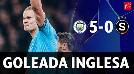 RESUMEN: MANCHESTER CITY 5-0 SPARTA PRAGUE | CHAMPIONS LEAGUE 2024 | JORNADA 3 | CALIENTE TV 