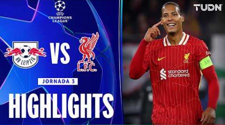 HIGHLIGHTS - RB Leipzig vs Liverpool | UEFA Champions League 24/25 | TUDN