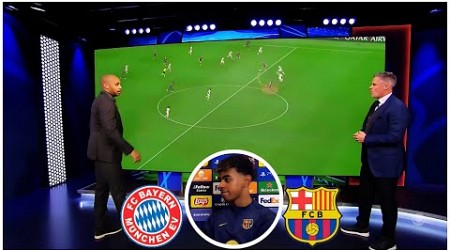 Barcelona vs Bayern Munich 4-1 Lamine Yamal interview Analysis reaction Thierry Henry and Carragher