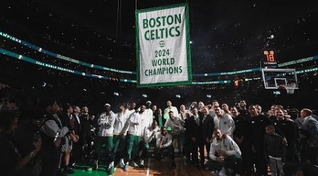 Boston Celtics 2024 Championship Ring and Banner Night ceremony | FULL ceremony