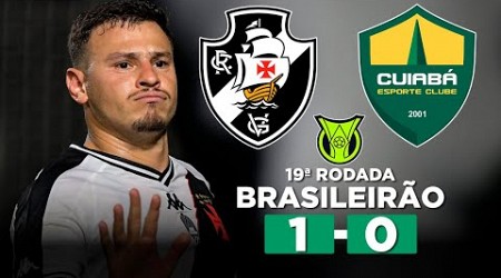 VASCO BATE O CUIABÁ COM GOL DE HUGO MOURA EM JOGO ATRASADO DO BRASILEIRÃO! VASCO 1 x 0 CUIABÁ