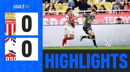 Lille NEUTRALISE Monaco à Louis II | 8ème journée - Ligue 1 McDonald&#39;s 24/25