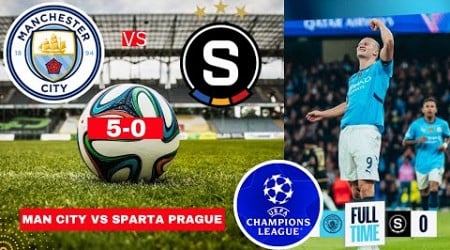 Man City vs Sparta Prague 5-0 Live Stream Champions league Football UCL Match Score Highlights 2024