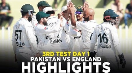 Full Highlights | Pakistan vs England | 3rd Test Day 1, 2024 | PCB | M3G1K