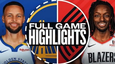 WARRIORS at TRAIL BLAZERS | FULL GAME HIGHLIGHTS | October 23, 2024