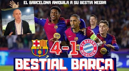 EL BARCELONA ANIQUILA AL BAYERN EN NOCHE DE GLORIA. RAPHINHA DESCOMUNAL, GRANDES LAMINE, LEWANDOWSKI