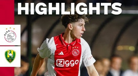 Highlights Jong Ajax - ADO Den Haag | Keuken Kampioen Divisie