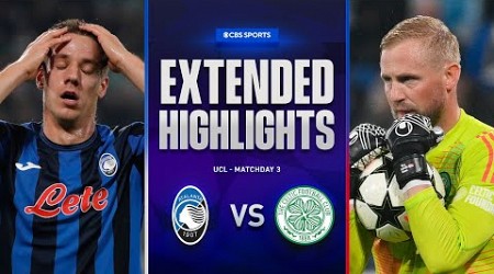 Atalanta vs. Celtic: Extended Highlights | UCL League Phase MD 3 | CBS Sports Golazo