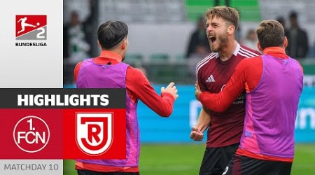 Nürnberg Win 11! Goal Spectacle | 1. FC Nürnberg - SSV Jahn Regensburg 8-3 | Highlights | MD 10