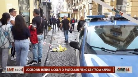 Napoli, 15enne ucciso a colpi di pistola in pieno centro - Ore 14 del 24/10/2024