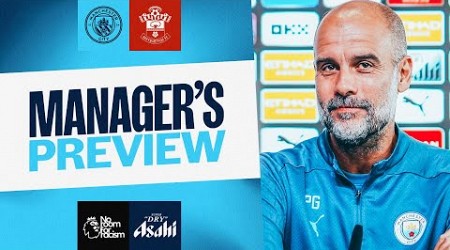 WATCH LIVE! | Pep Guardiola Press Conference | Man City v Southampton