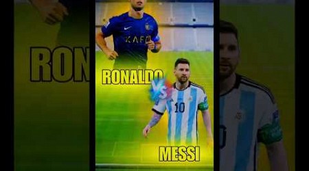 Ronaldo vs Messi... Who is football goat?? #footballshorts #urcristiano #messi #trending #trend