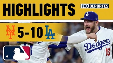 DODGERS VAN A LA SERIE MUNDIAL | Mets 5-10 Dodgers | HIGHLIGHTS | NLCS | #MLBenFOX