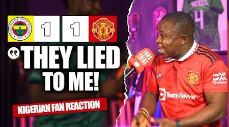 FENERBAHCE 1-1 MANCHESTER UNITED ( Henry -NIGERIAN FAN REACTION)EUROPA LEAGUE -24-25 HIGHLIGHT