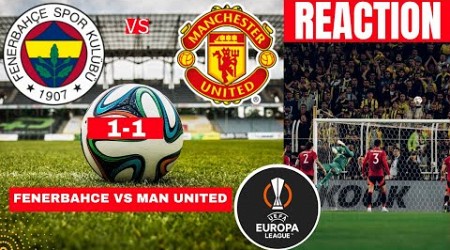 Fenerbahce vs Manchester United 1-1 Live Europa League Football UEL Match Score Highlights Utd FC