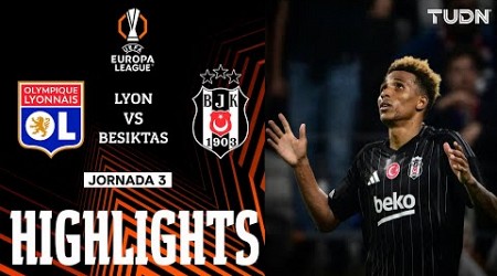 HIGHLIGHTS - Olympique Lyon vs Besiktas | UEFA Europa League 2024/25 | TUDN