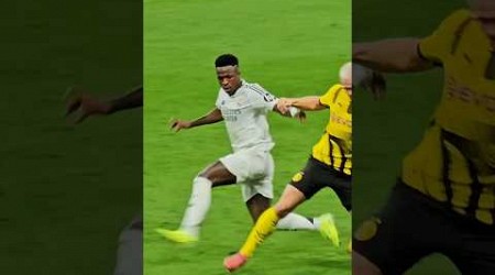 VINICIUS JR INCREÍBLE PRESIÓN VS DORTMUND EN CHAMPIONS LEAGUE #football #shorts #realmadrid