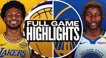 LAKERS at WARRIORS | NBA PRESEASON FULL GAME HIGHLIGHTS | October 18, 2024