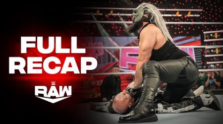 Full Raw highlights: Oct. 21, 2024