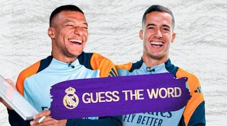 Did they guess all the words correctly? | Mbappé &amp; Lucas Vázquez | Real Madrid