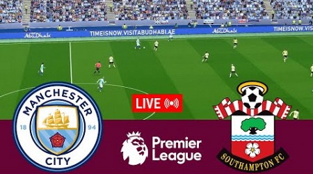 [LIVE] Manchester City vs Southampton Premier League 24/25 Full Match - Video Game Simulation