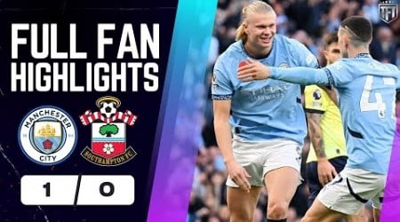 CITY GO TOP! Manchester City 1-0 Southampton Highlights