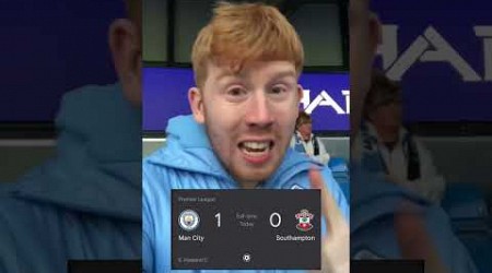 Man City 1-0 Southampton - Post Match Reaction #shorts