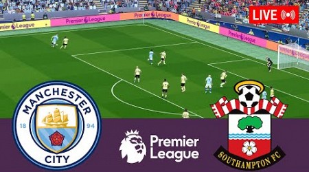 Manchester City vs Southampton LIVE. Premier League 2024/2025 Full Match - Simulation Video Games