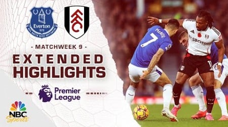 Everton v. Fulham | PREMIER LEAGUE HIGHLIGHTS | 10/26/2024 | NBC Sports