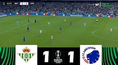 Real Betis vs. Copenhagen [1-1] | UEFA Conference League 2024/25 | Match Highlights!