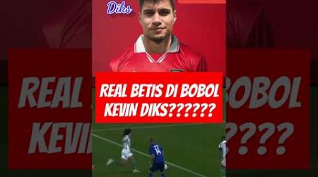 Gol penalti Kevin diks ke gawang real betis, #kevindiks #timnas #shorts