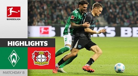 Bremen Secure Point In Last Minute! | SV Werder Bremen - Bayer 04 Leverkusen 2-2 | Highlights | MD 8