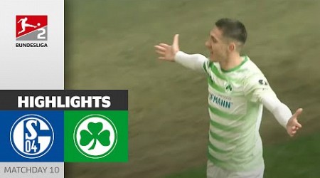 Fürth Shoots Away Their Frustration | FC Schalke 04-SpVgg Greuther Fürth 3-4 | Highlights | BL 2