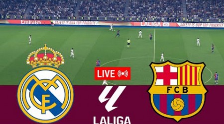 [LIVE] Real Madrid vs Barcelona. La Liga 2024/25 Full match - Video game simulation