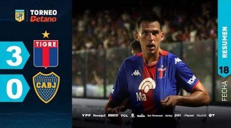 TIGRE 3 - 0 BOCA I Resumen del partido | #TorneoBetano 2024