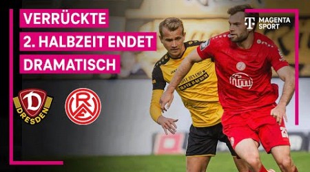 SG Dynamo Dresden - Rot-Weiss Essen, Highlights mit Live-Kommentar | 3. Liga | MAGENTA SPORT