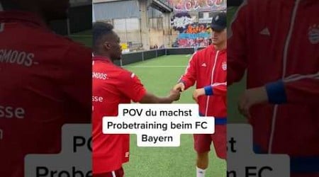 POV Probetraining bei Bayern München